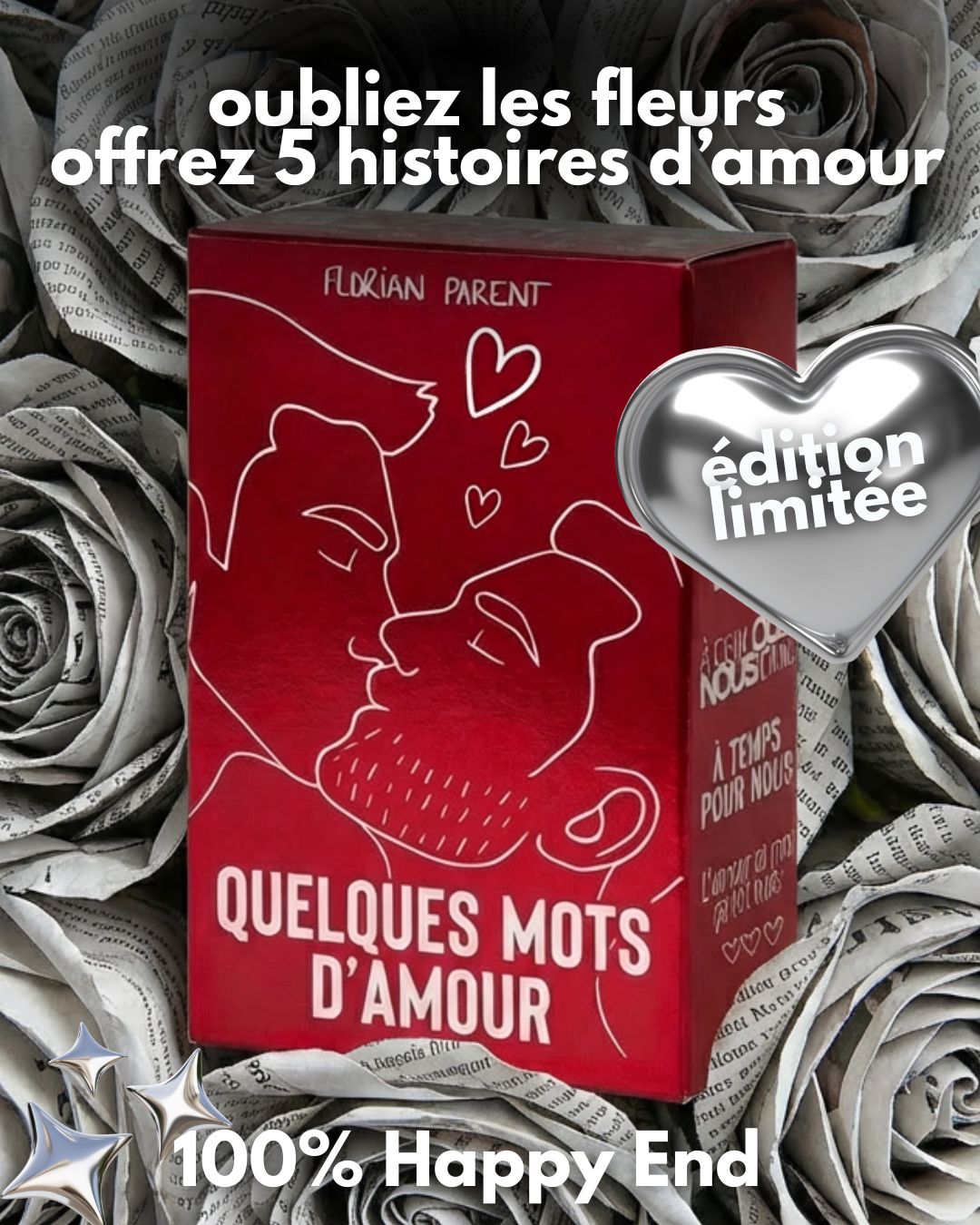 Coffret Saint-Valentin - 5 romances gay qui finissent bien - Florian Parent - Idée cadeau