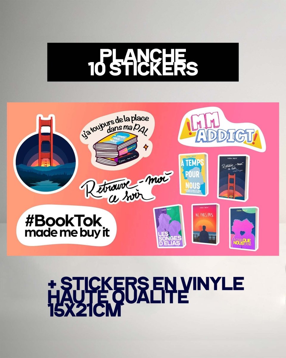 Stickers OFFERT - roman gay livre mm - Florian Parent